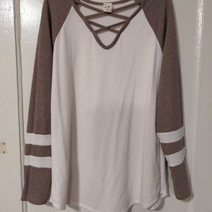 Baseball style shirt